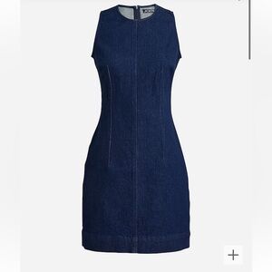 J.Crew Fitted Denim Mini Dress